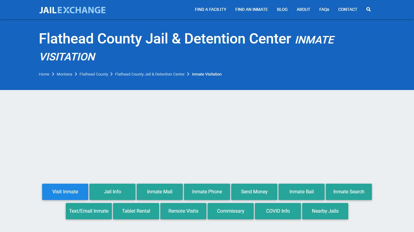 Flathead County Jail & Detention Center Inmate Visitation