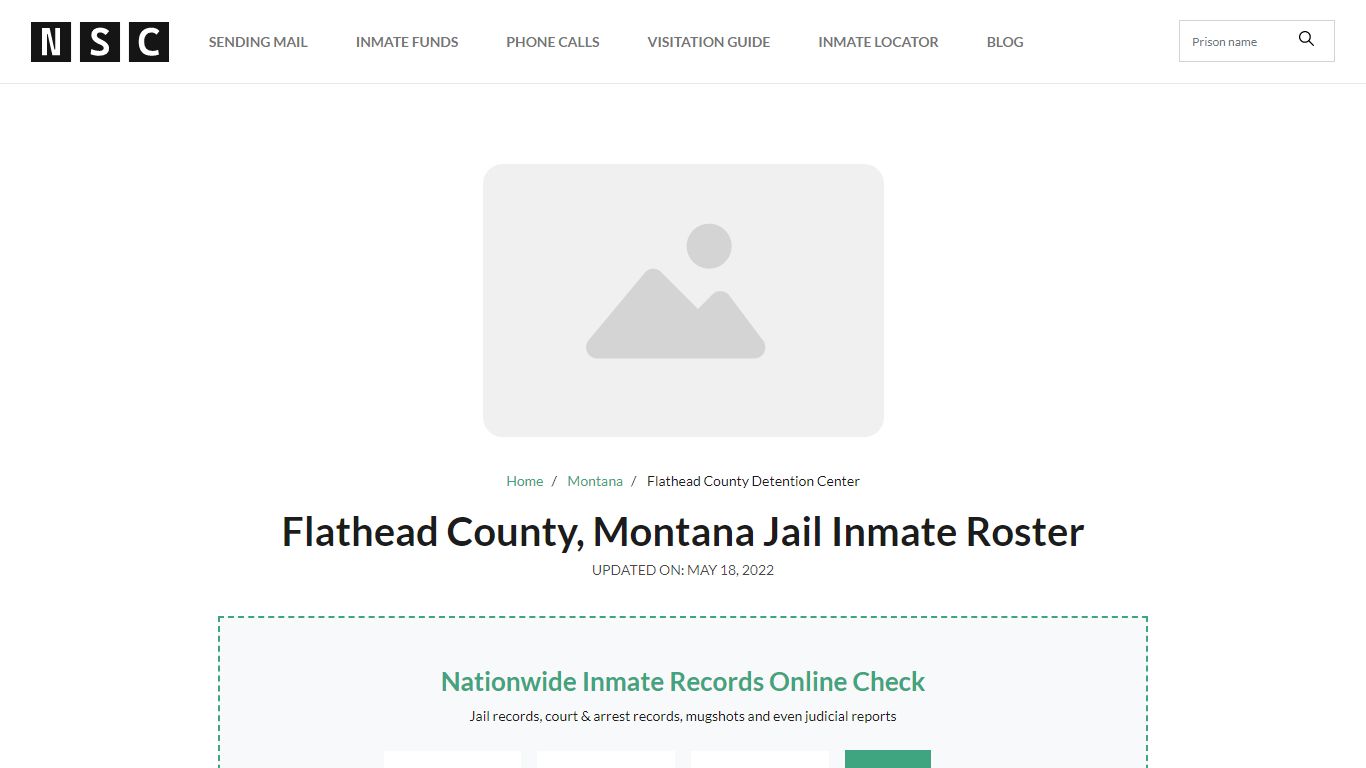 Flathead County, Montana Jail Inmate List - Nationwide Inmate Lookup ...